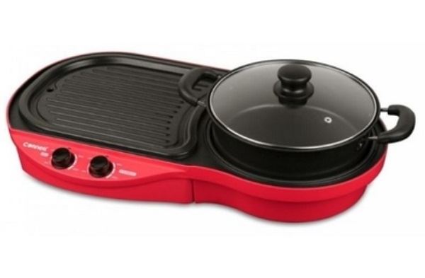 Cornell 二合一 烧烤+火锅双温调控锅