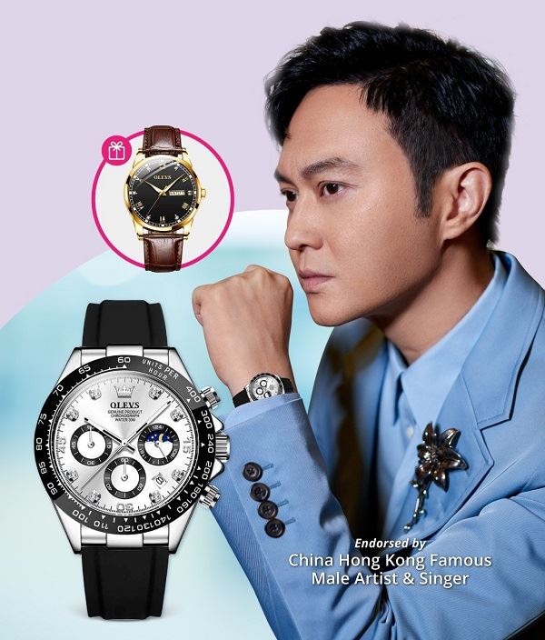 Olevs Tday计时腕表套装