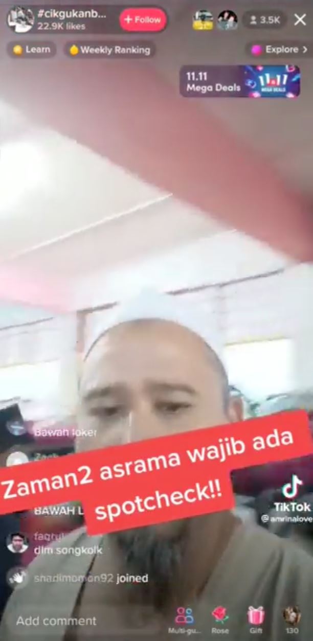 netizen pakat kongsi ‘port’ sorok barang dalam asrama masa live cikgu spot check 