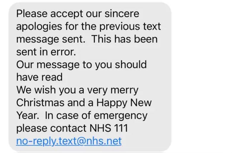 medical center accidentally tell thousands of patients they have cancer on christmas day