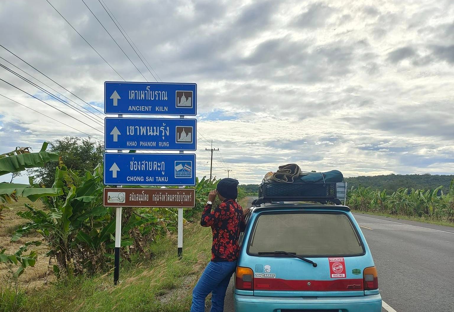 couple travels across southeast asia in their little kancil, even reaching the chinese borders!