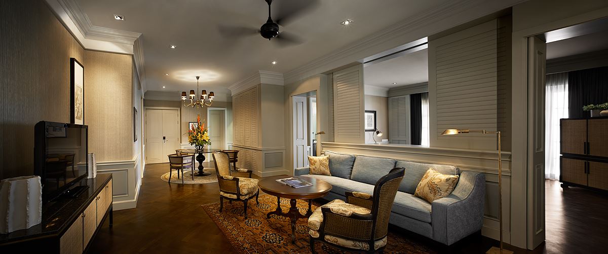 EO Hotel corner suite living room