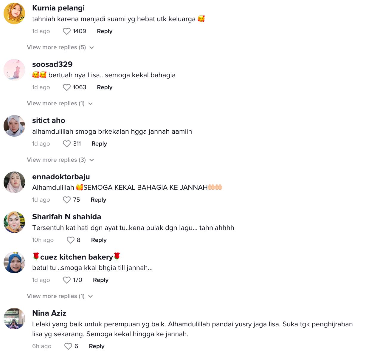 “maka jangan pandang lain selain milikmu,” video yusry raih pujian ramai