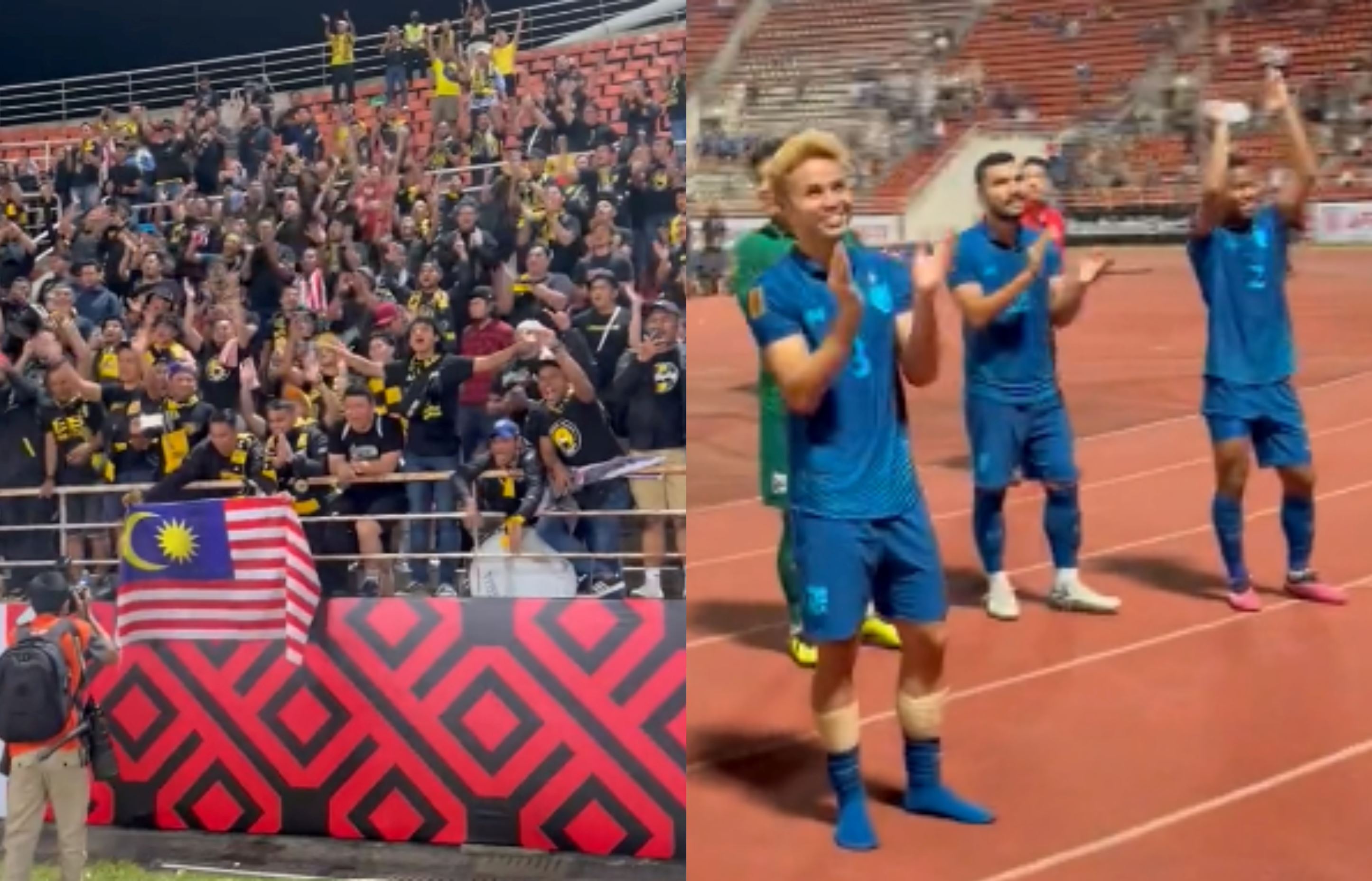 “our neighbour!” fifa praises m’sian football fans cheering for thai players despite losing the aff cup