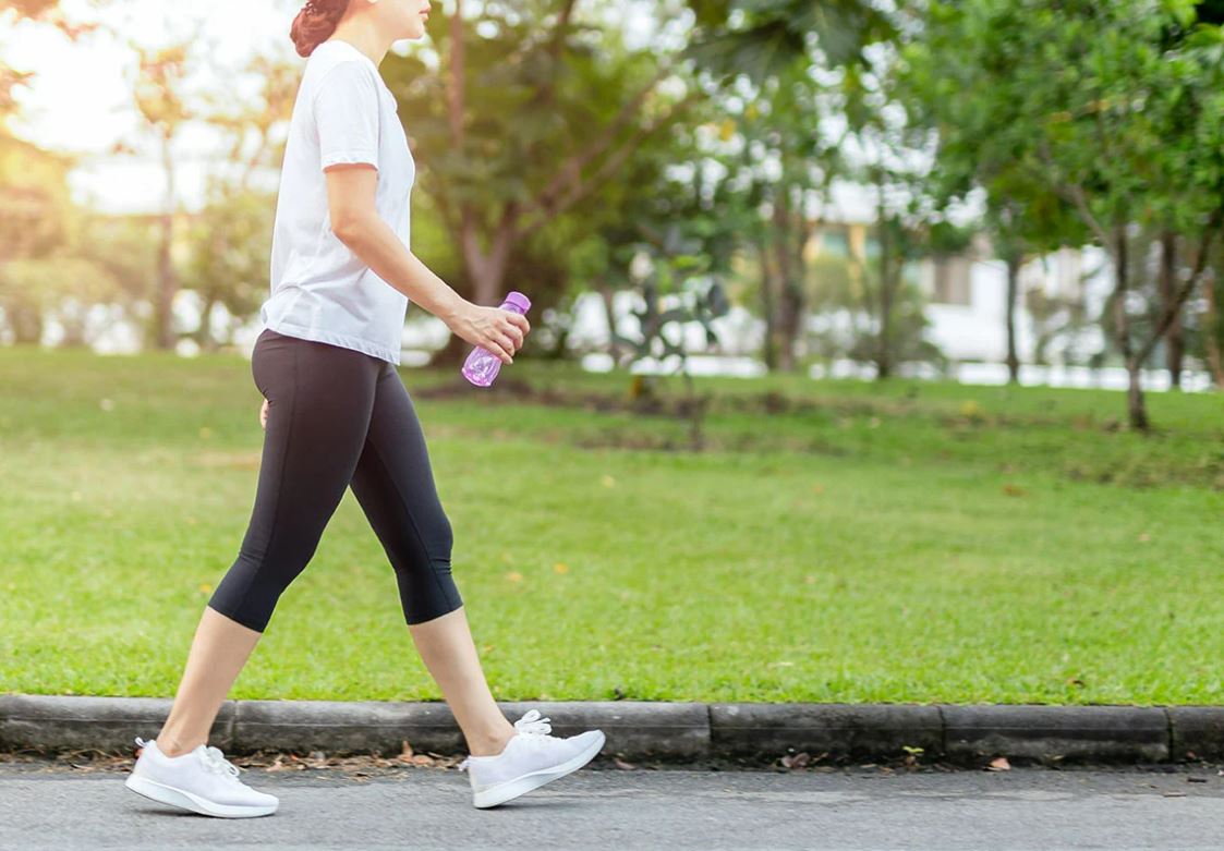 trim your waistline & improve your health by walking more everyday!