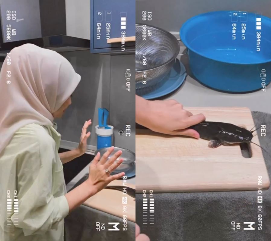 nabila razali minta tips paling senang matikan ikan keli, “kenapa belai ikan macam kucing?”