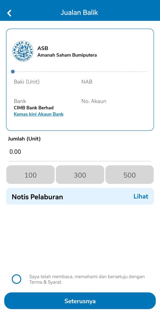 tak perlu susah beratur di bank, ini cara mudah keluarkan duit dari asb!