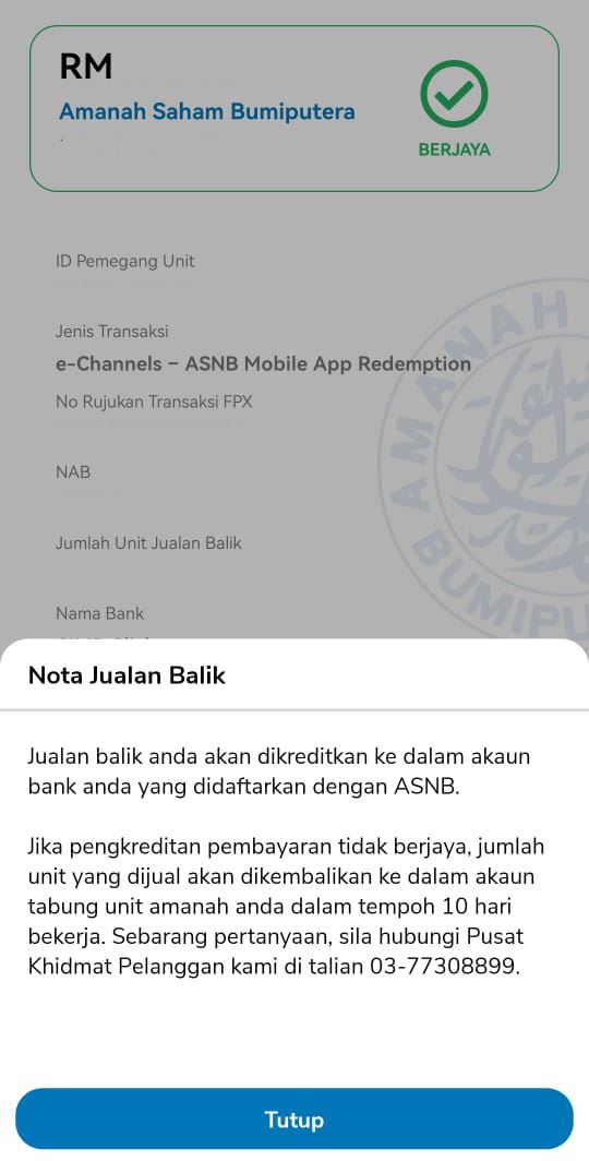 tak perlu susah beratur di bank, ini cara mudah keluarkan duit dari asb!