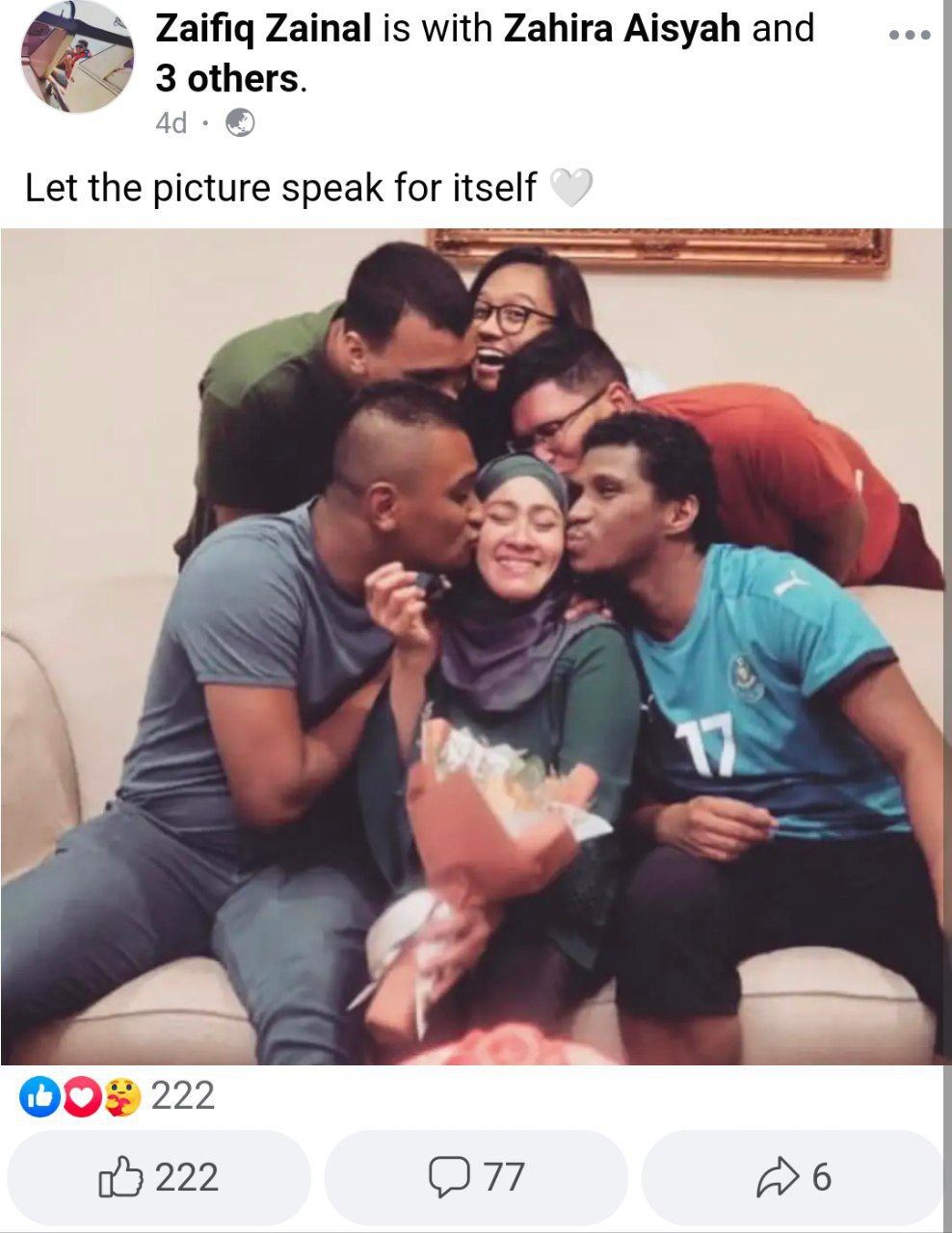 anak bujang zainal abidin beri bayangan tak setuju bapa kahwin dua