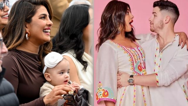 priyanka chopra, nick jonas dedah wajah anak selepas setahun