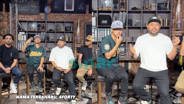 tiada lagi ‘bukan sesiapa dow’, akhirnya nama ‘4forty’ dipilih - “kami dapat ilham daripada tok ram”