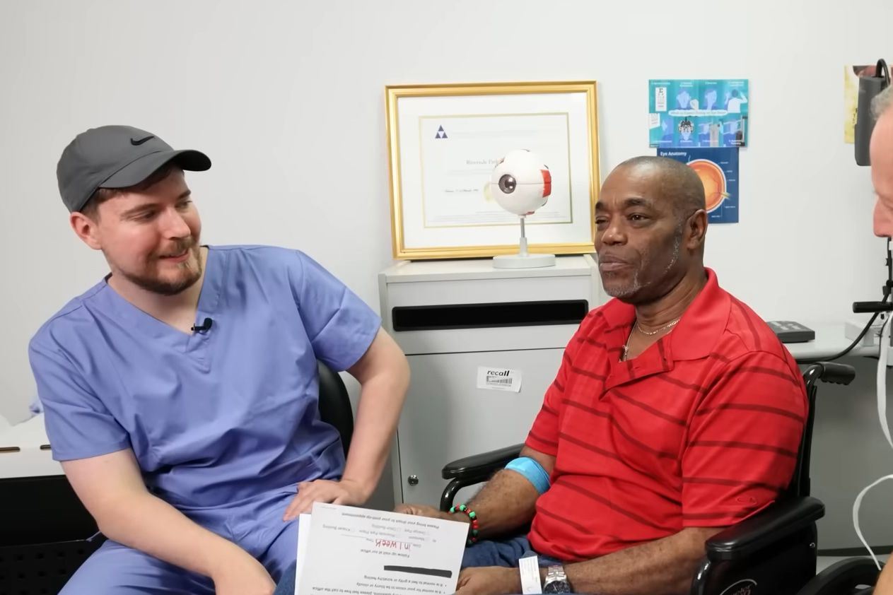 youtube star, mrbeast goes viral after helping 1,000 blind people by sponsoring cataract surgery