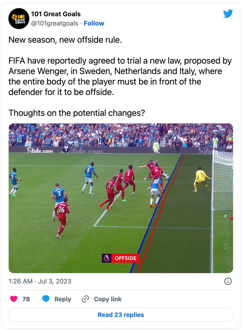 fifa mungkin tukar peraturan ofsaid ikut cadangan arsene wenger