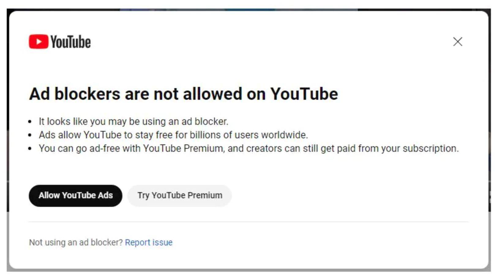 youtube bakal sekat video pada pengguna guna ‘ad blocker’