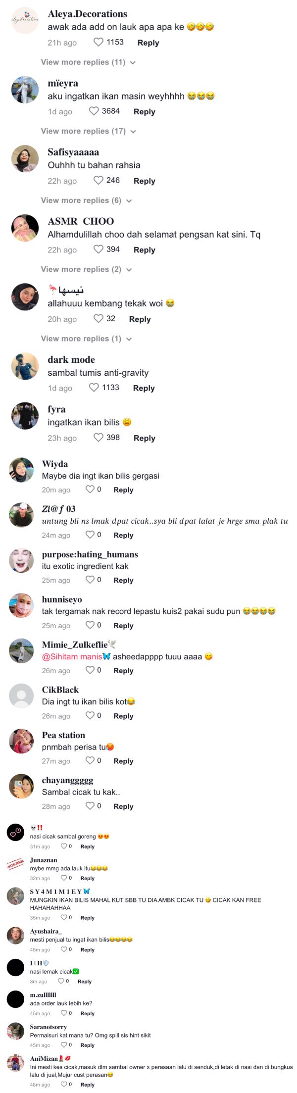 kembang tekak beli nasi lemak bungkus dapat ‘free’ bangkai cicak