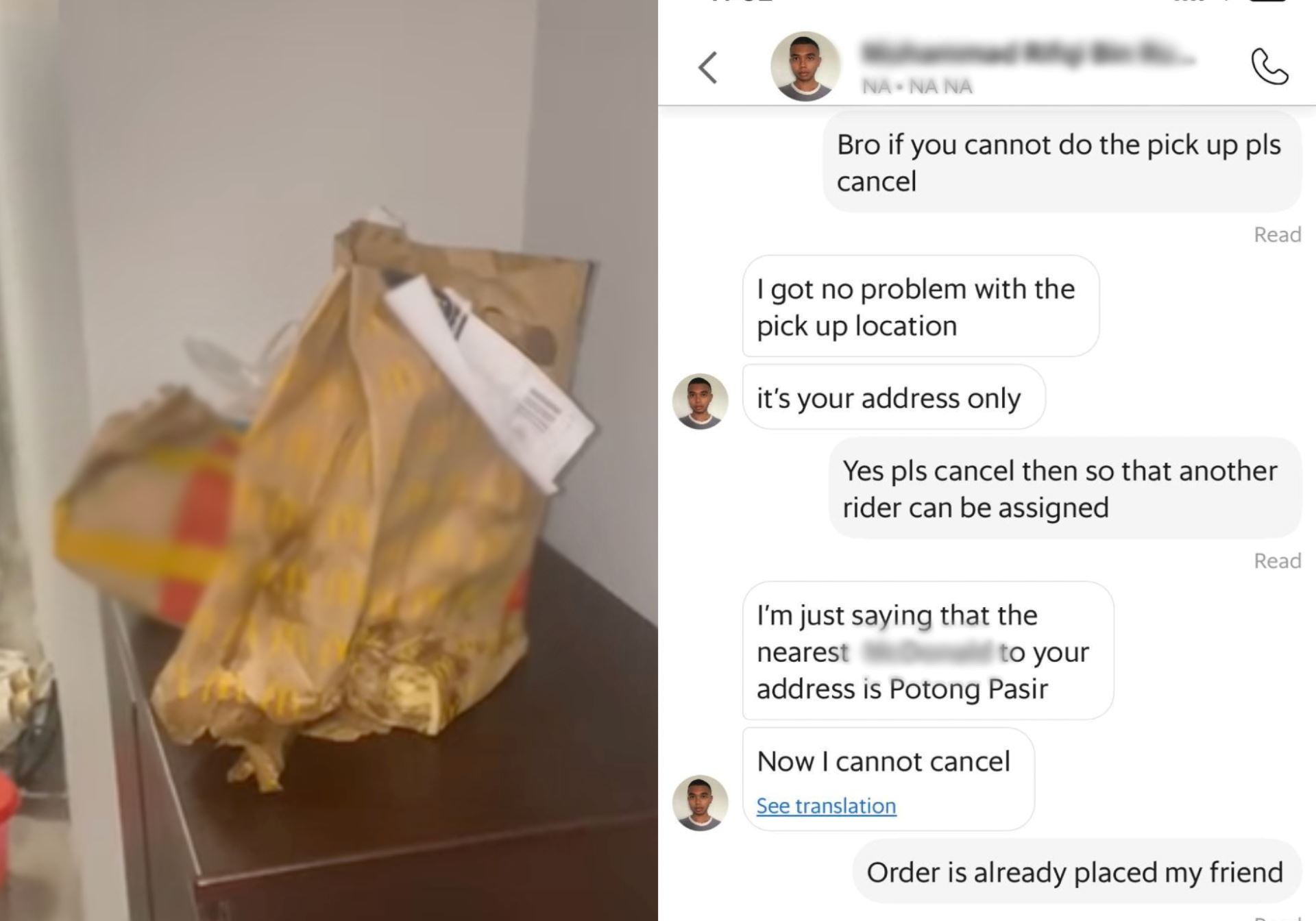 food delivery company bans rider who threw food, highlighting the importance of kindness in service