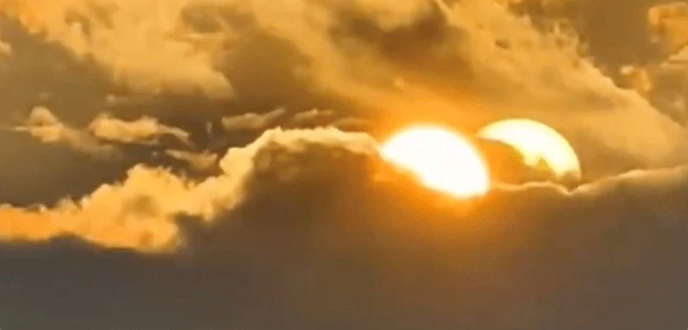 男子拍到「两个太阳」！网震惊：难怪那么热！