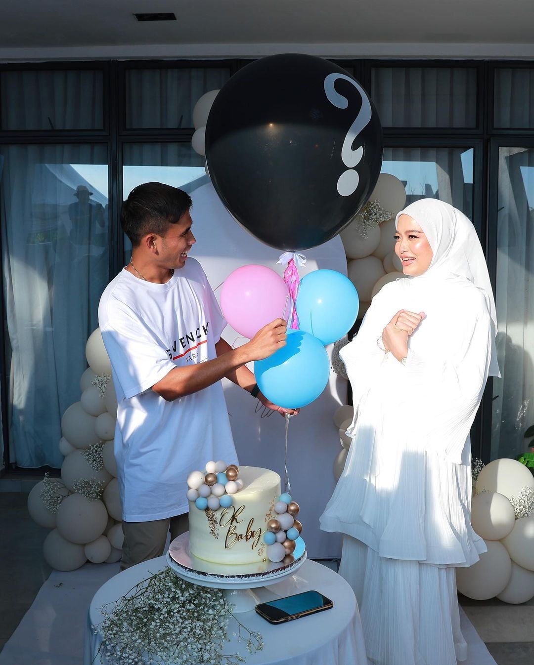 syifa melvin umum jantina bayi, syatilla & syida teruja lompat sampai terjatuh