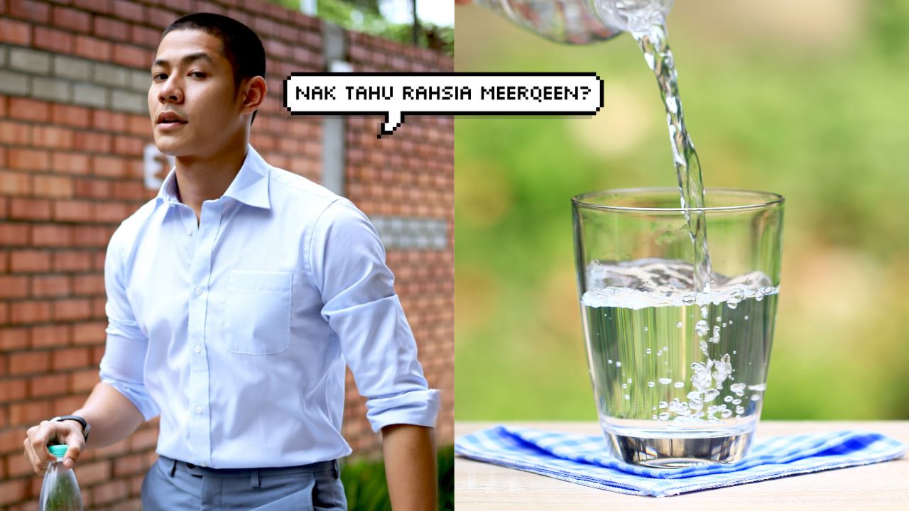 Meerqeen mengamalkan air mineral Spritzer