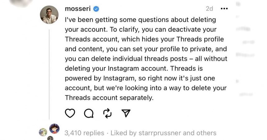 注销threads不会影响instagram！ceo亲授小撇步！