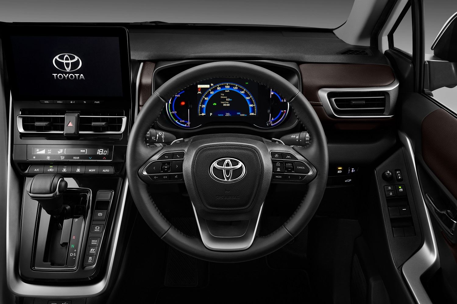 inside of the Toyota Zenix