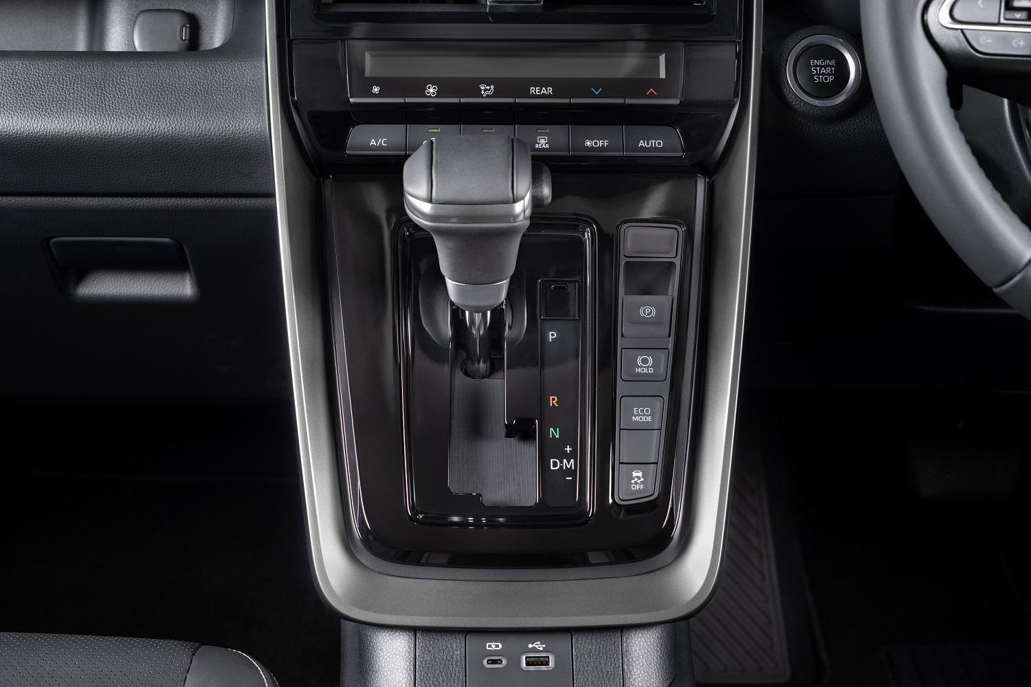 inside of the Toyota Zenix