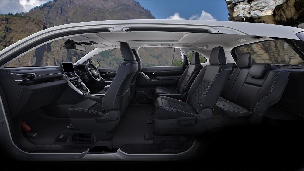 inside of the Toyota Zenix