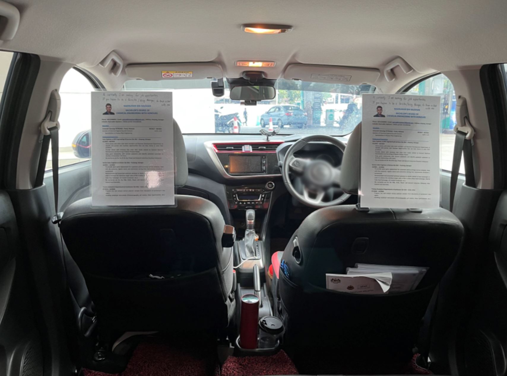 malaysian driver's ingenious job search idea goes viral, receives several calls from recruiters