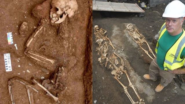 pekerja terkejut jumpa rangka 100 manusia