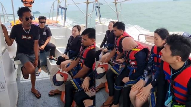 netizen puji pekerja bot di sabah cuba berbahasa korea, mahu pelancong faham