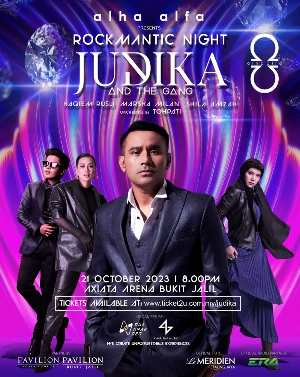 peminat dah tak sabar layan konsert judika malam ini, 21 oktober