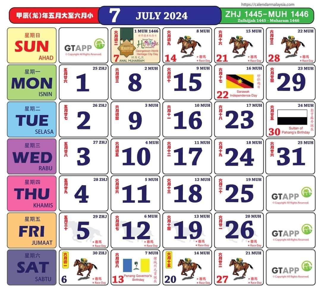 tengok sini kalendar tahun 2024, “buka sekolah je dah puasa 1 ramadan,”