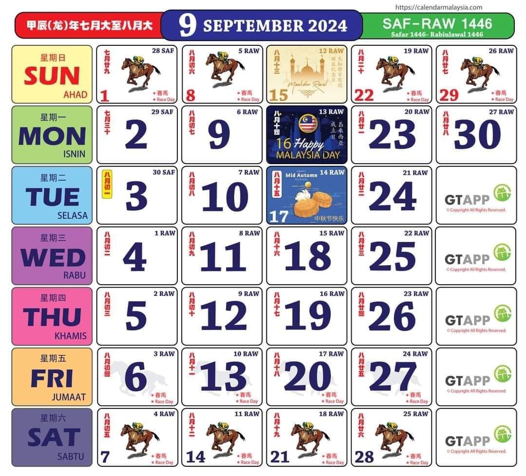 tengok sini kalendar tahun 2024, “buka sekolah je dah puasa 1 ramadan,”