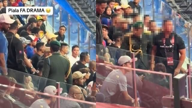 amarah melanda di final piala fa, penyokong bola sepak cedera patah hidung