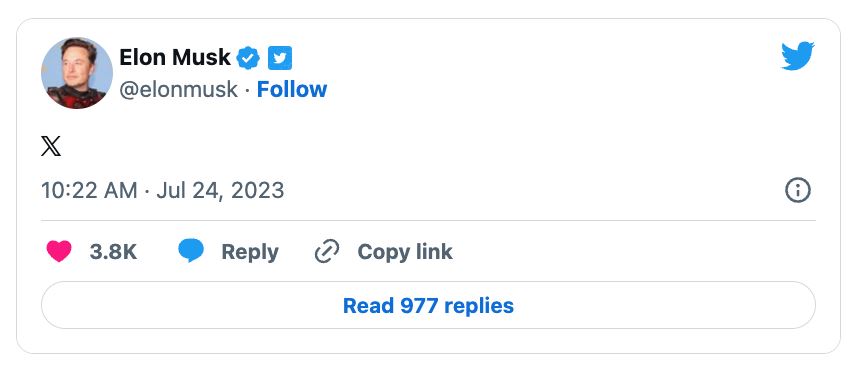 elon musk mahu tukar logo, tiada lagi burung biru pada twitter