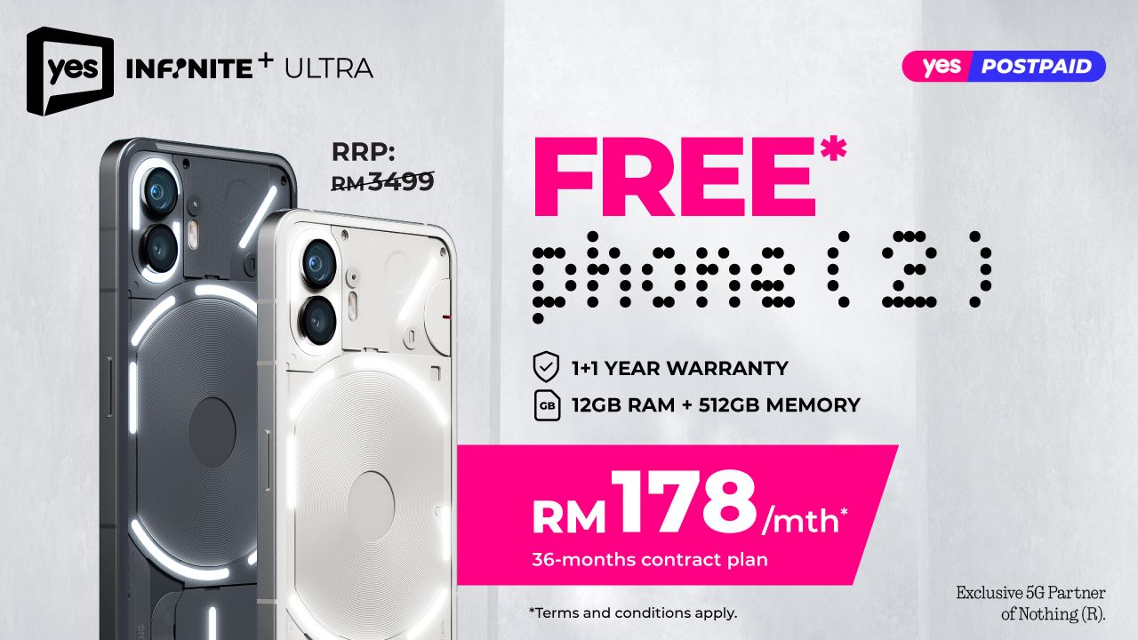 2 Nothing Phone (2) with Yes 5G