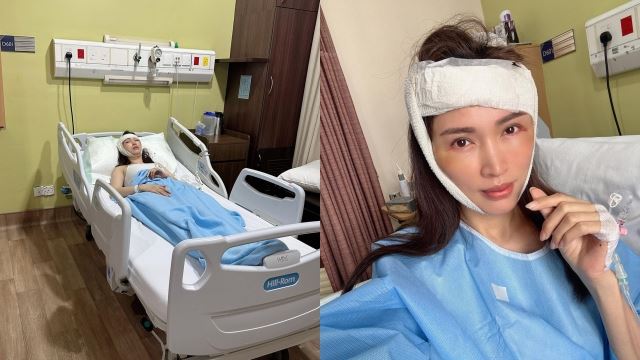 amber chia cedera jatuh tangga, selamat jalani pembedahan