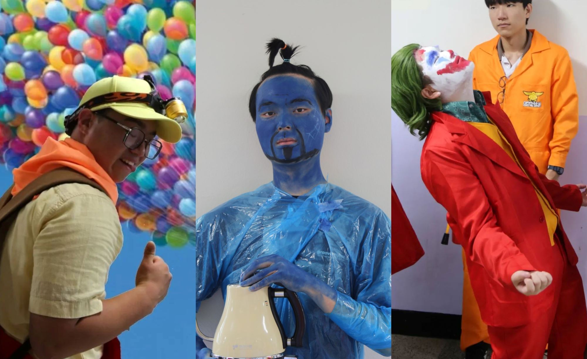 korean high school students go all out dressing up for picture day, showcasing their unique styles!