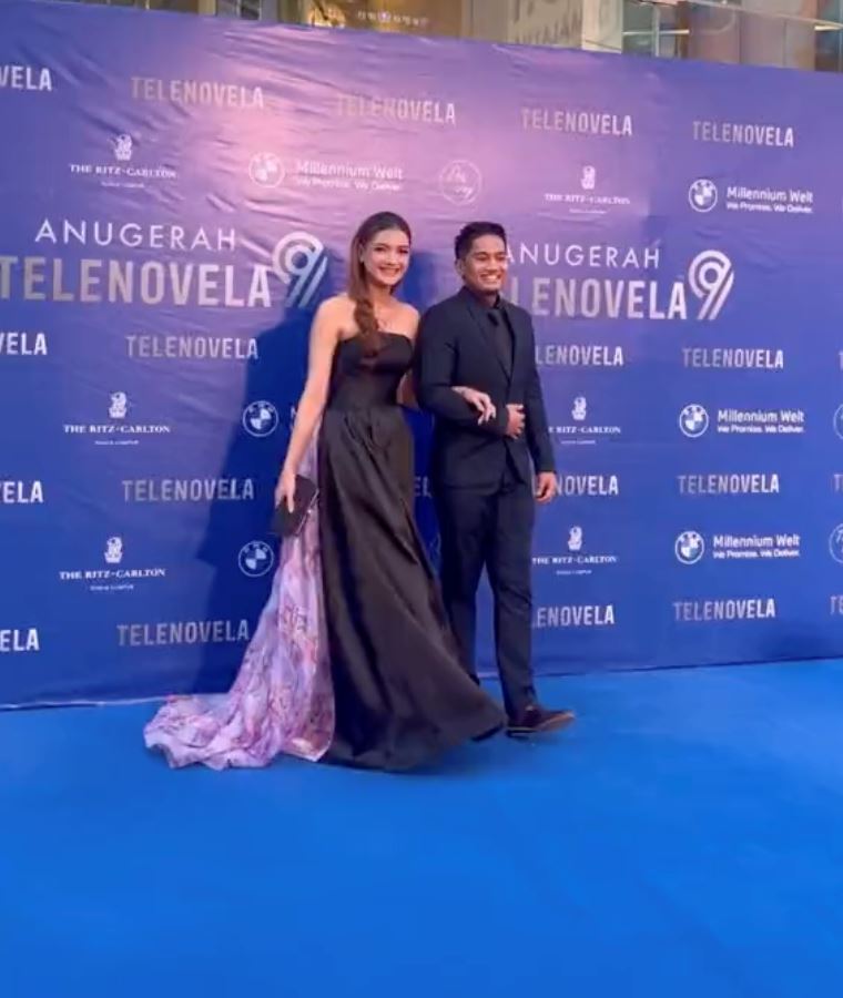 penampilan undang kecaman, alya iman tutup komen video hadir anugerah bersama jejaka misteri