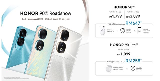 promosi roadshow honor 90 ioi city mall