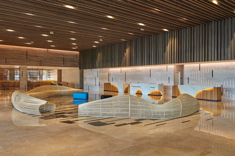 lobby at Courtyard by Marriott hotel Melaka