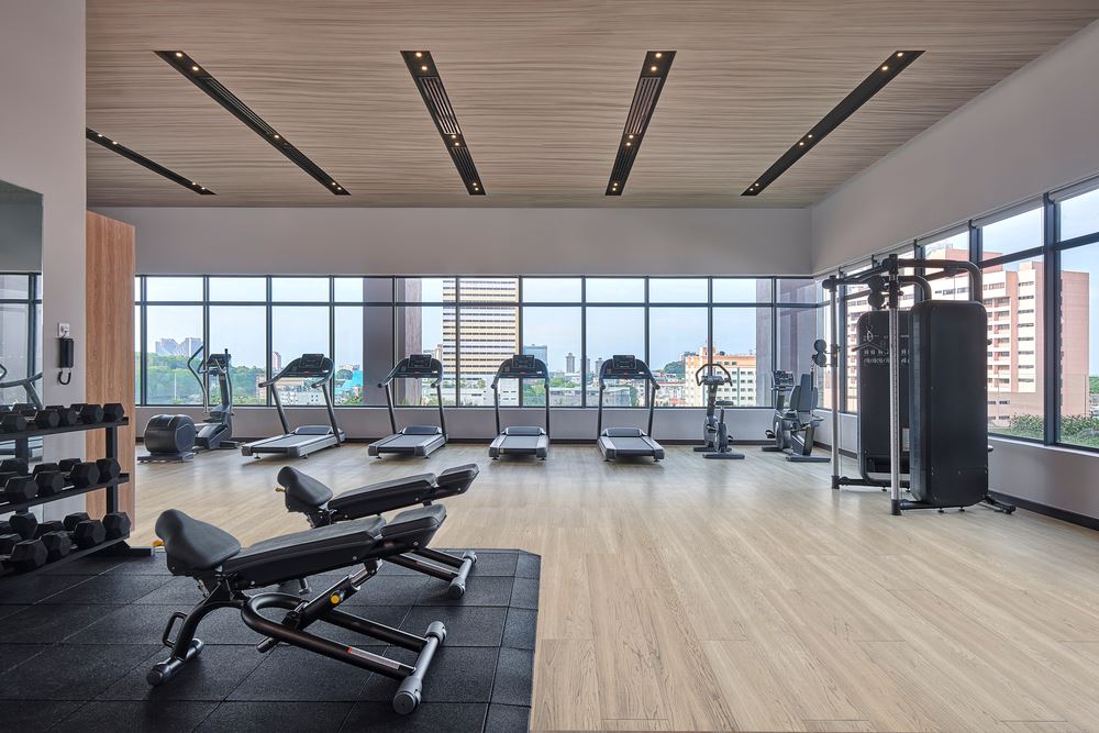 gym at Courtyard by Marriott hotel Melaka
