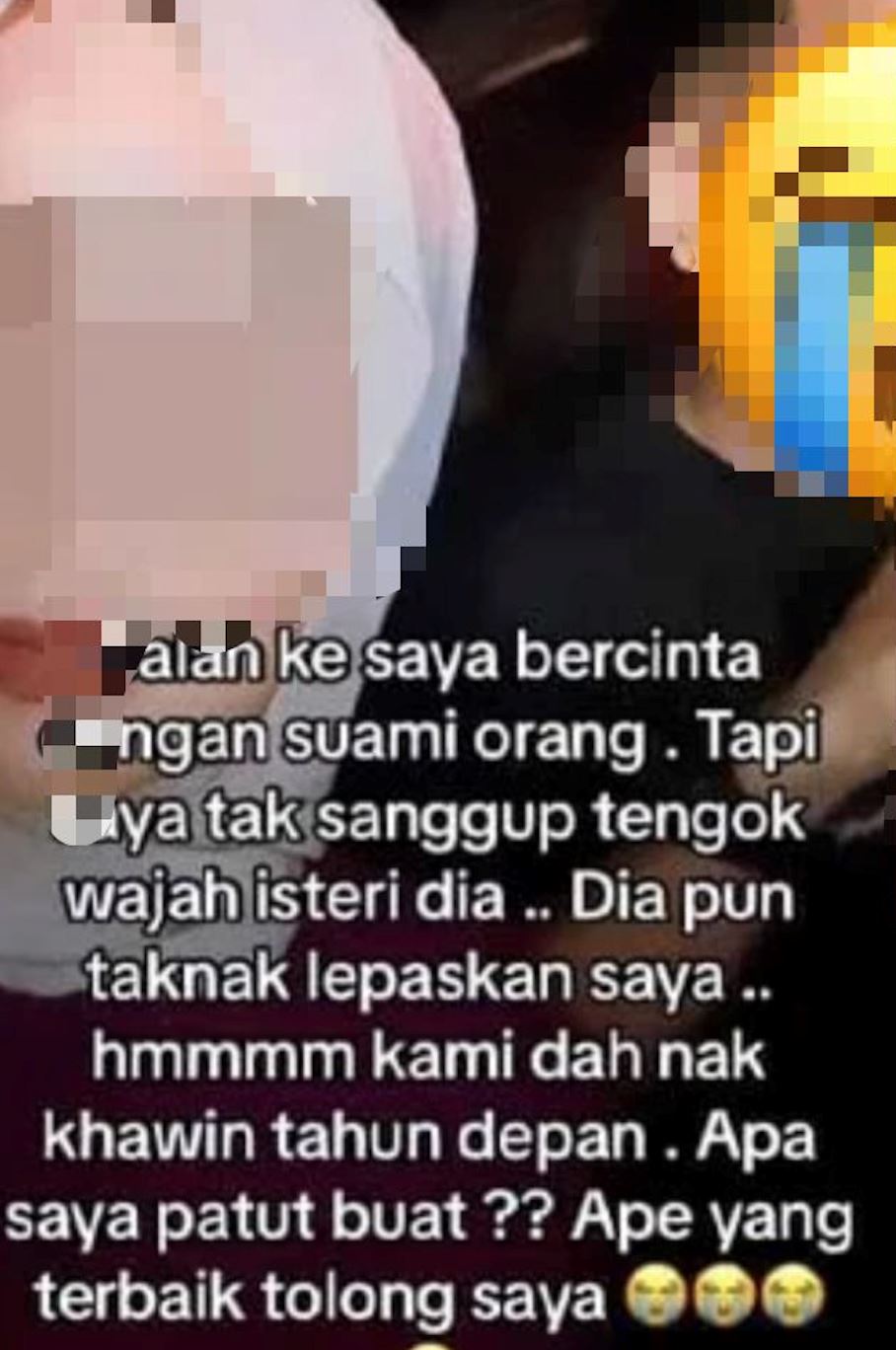 “salah ke saya bercinta dengan suami orang?,” wanita dalam dilema minta pendapat
