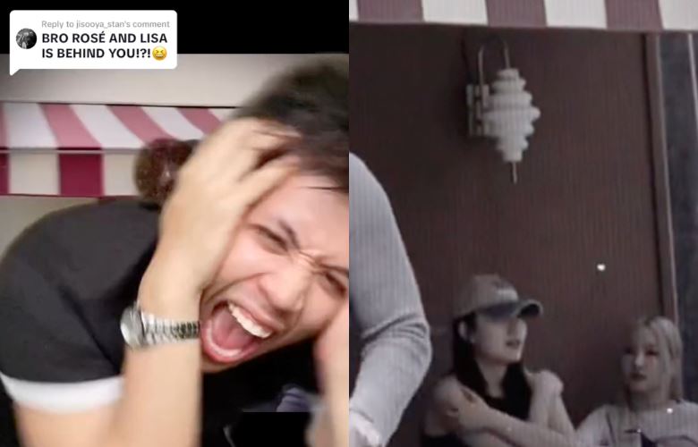 malaysian netizens go wild as rosé & lisa from blackpink allegedly appear in tiktoker's video