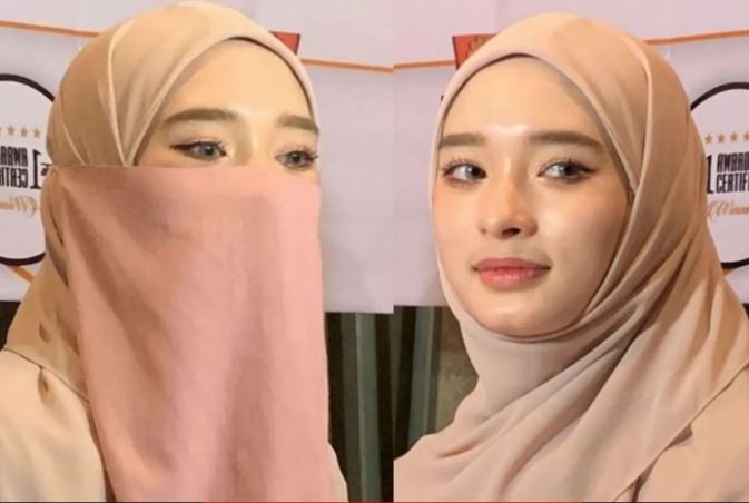 dikutuk lepas buka purdah, bekas isteri virgoun minta haters block dirinya