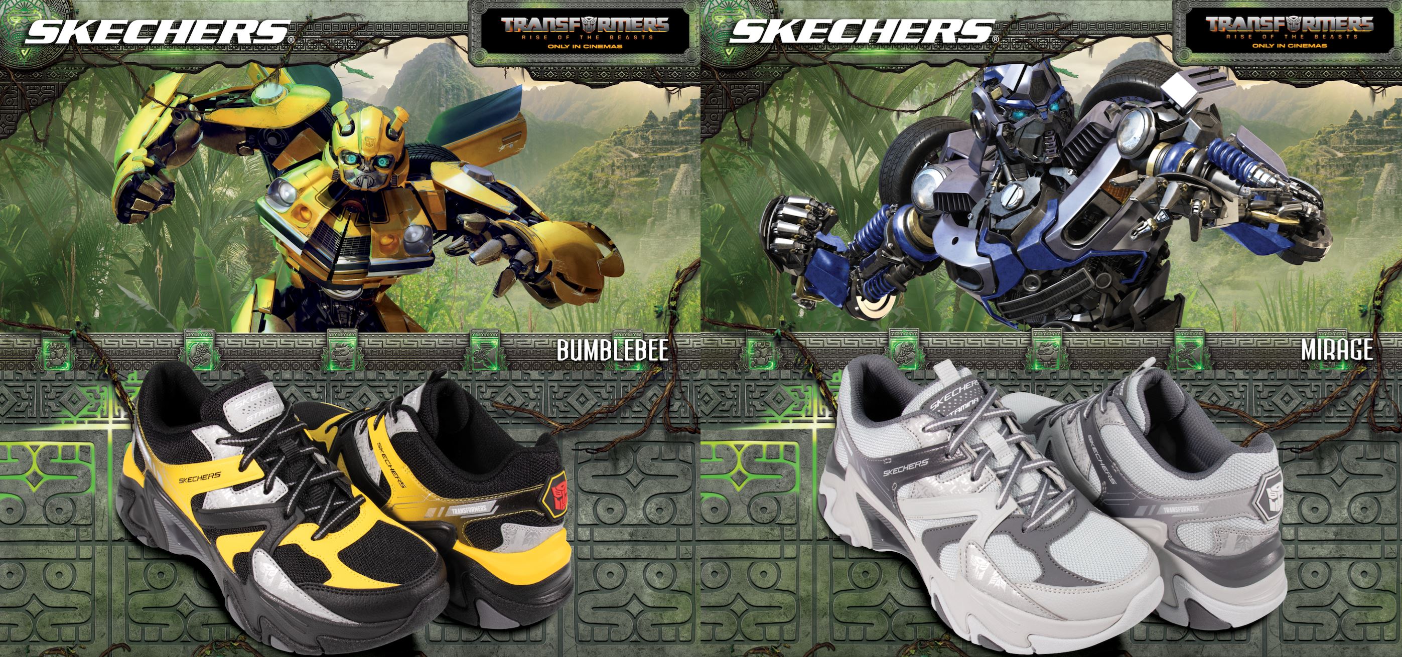 autobots, roll out! embark on your next mission with the skechers x transformers collection!