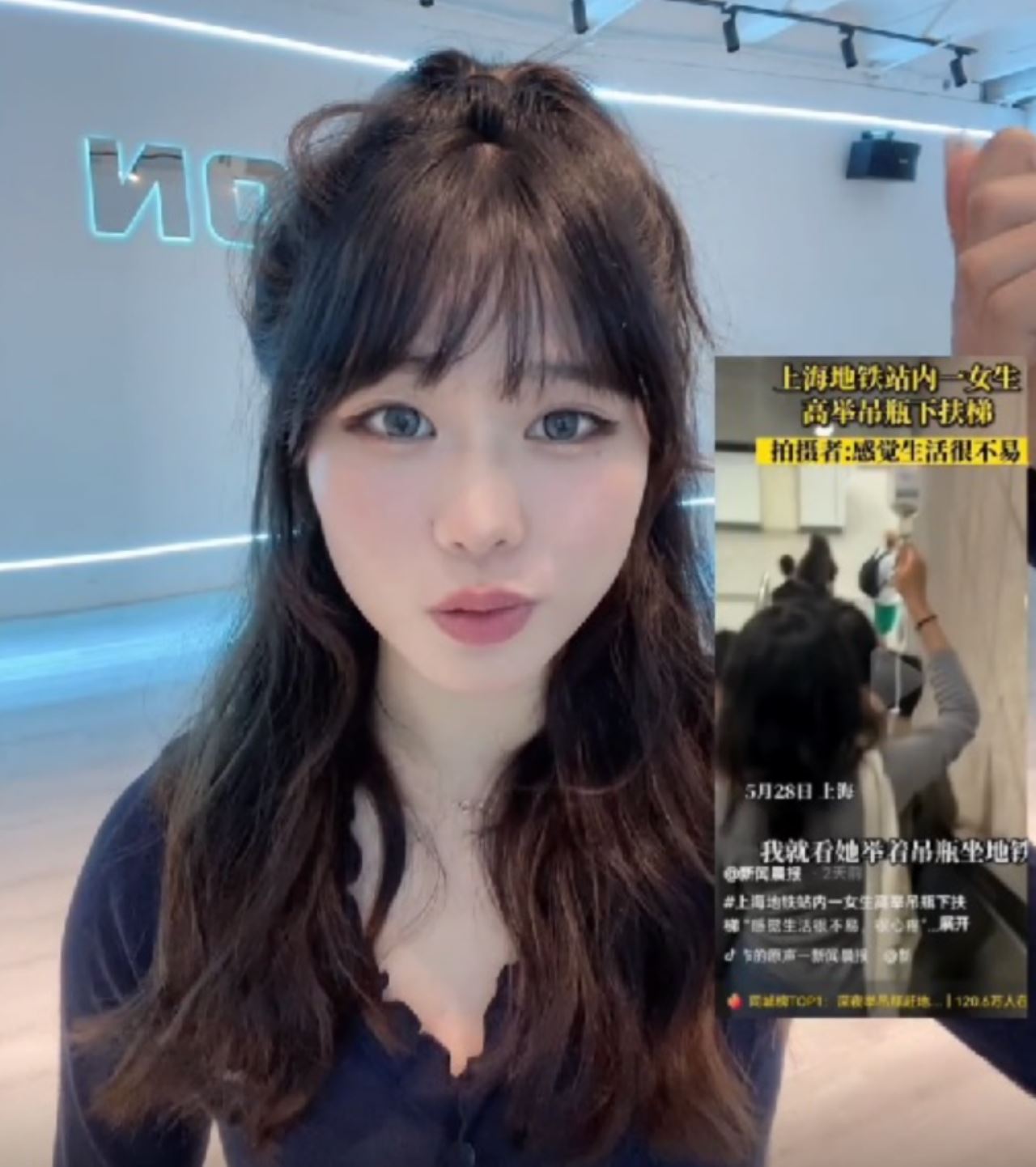 kesian, wanita ini terpaksa ke tempat kerja dengan ‘iv drip’ di tangan