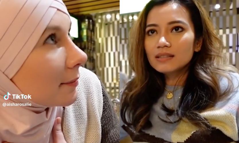 british influencer astonishes netizens by learning and speaking malay with her malaysian friend