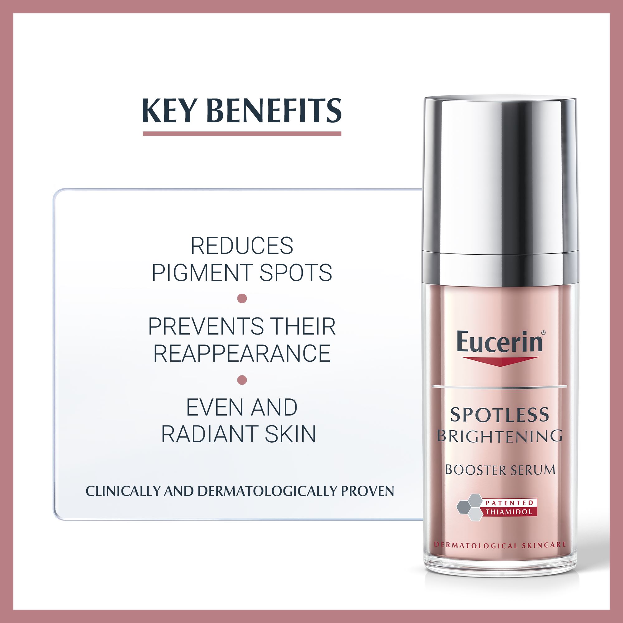 Eucerin Spotless Brightening Booster Serum淡斑亮肤精华核心成分