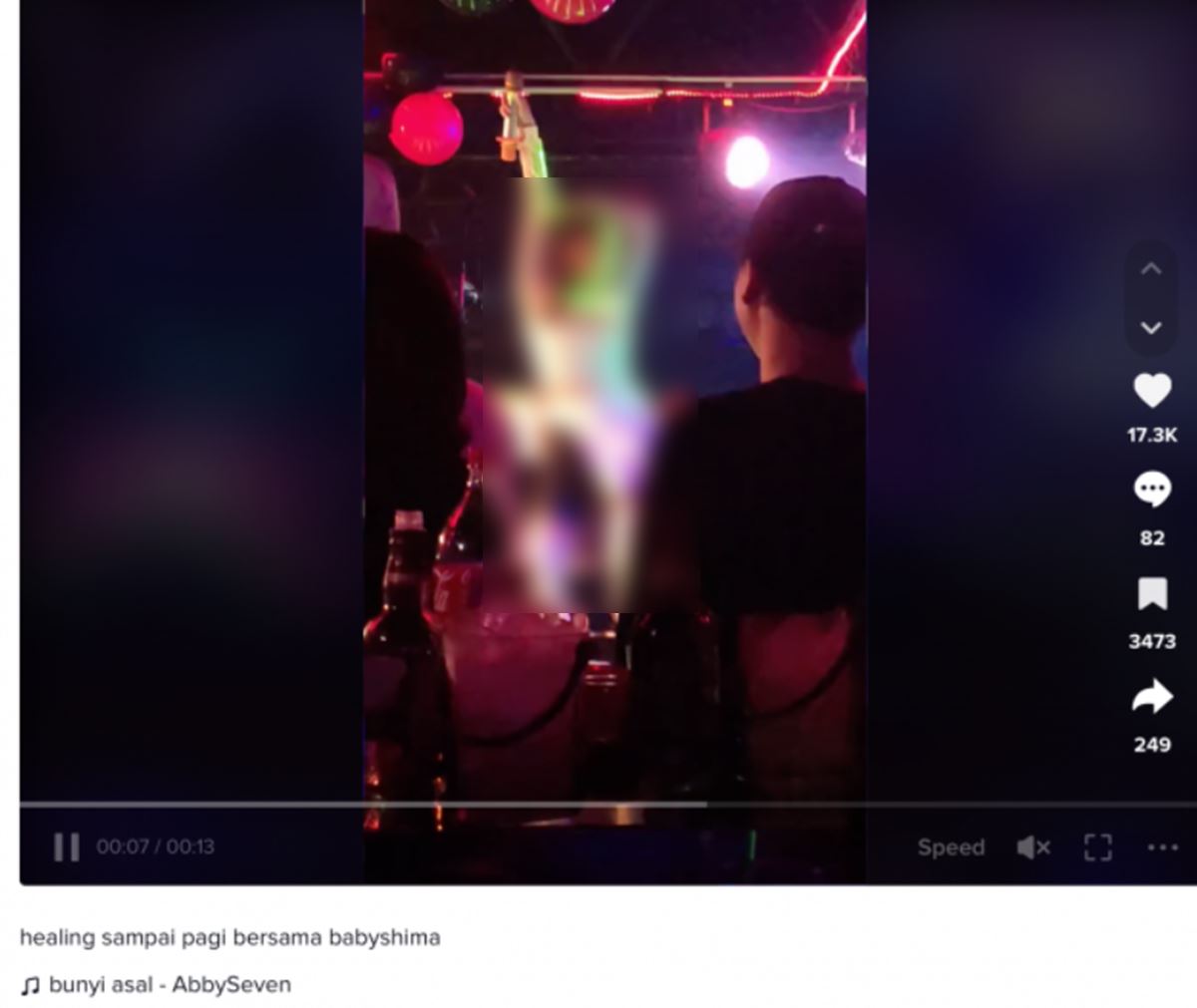 saya kan penyanyi dangdut memanglah kena gelek,” baby shima kesal video viral disalah anggap